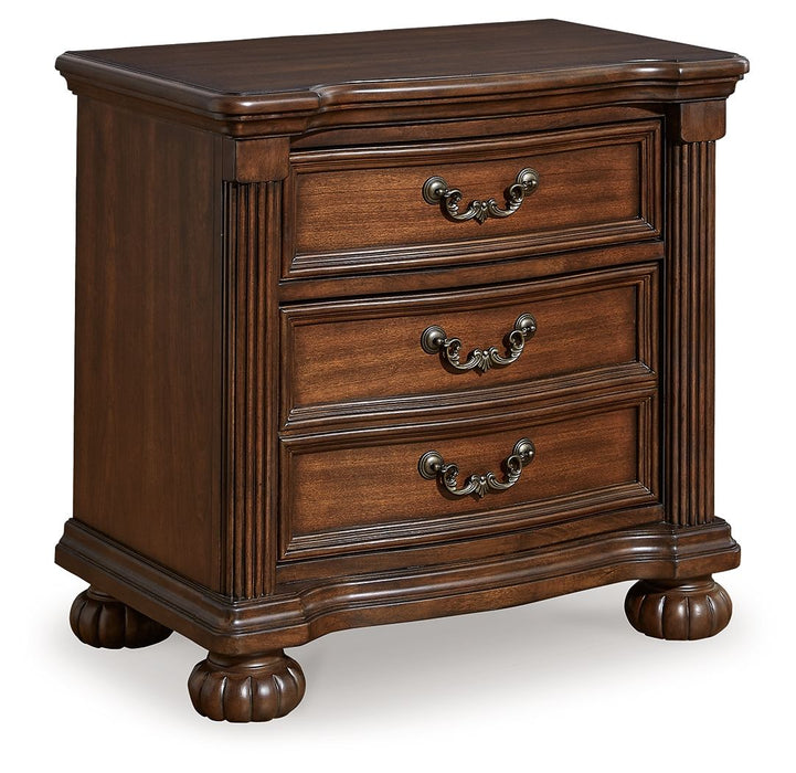 Lavinton - Brown - Three Drawer Night Stand Sacramento Furniture Store Furniture store in Sacramento