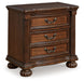 Lavinton - Brown - Three Drawer Night Stand Sacramento Furniture Store Furniture store in Sacramento