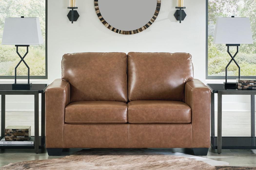 Bolsena - Caramel - Loveseat Sacramento Furniture Store Furniture store in Sacramento