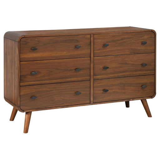 Robyn - 6-Drawer Dresser - Dark Walnut Sacramento Furniture Store Furniture store in Sacramento