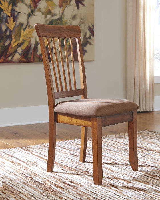 Berringer - Rustic Brown - Dining Uph Side Chair (Set of 2) Sacramento Furniture Store Furniture store in Sacramento