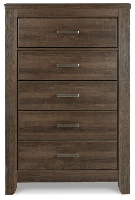 Juararo - Dark Brown - Five Drawer Chest Sacramento Furniture Store Furniture store in Sacramento