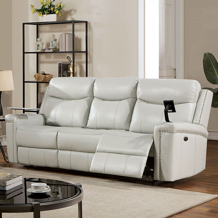 Florine - Power Sofa - Light Gray Sacramento Furniture Store Furniture store in Sacramento