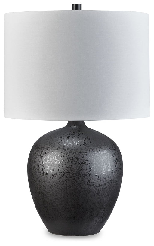 Ladstow - Black - Ceramic Table Lamp Sacramento Furniture Store Furniture store in Sacramento