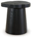 Wimbell - Black - Round End Table Sacramento Furniture Store Furniture store in Sacramento