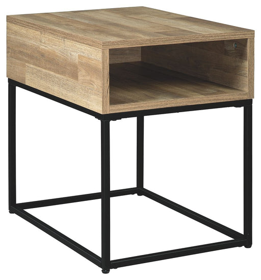 Gerdanet - Natural - Rectangular End Table Sacramento Furniture Store Furniture store in Sacramento