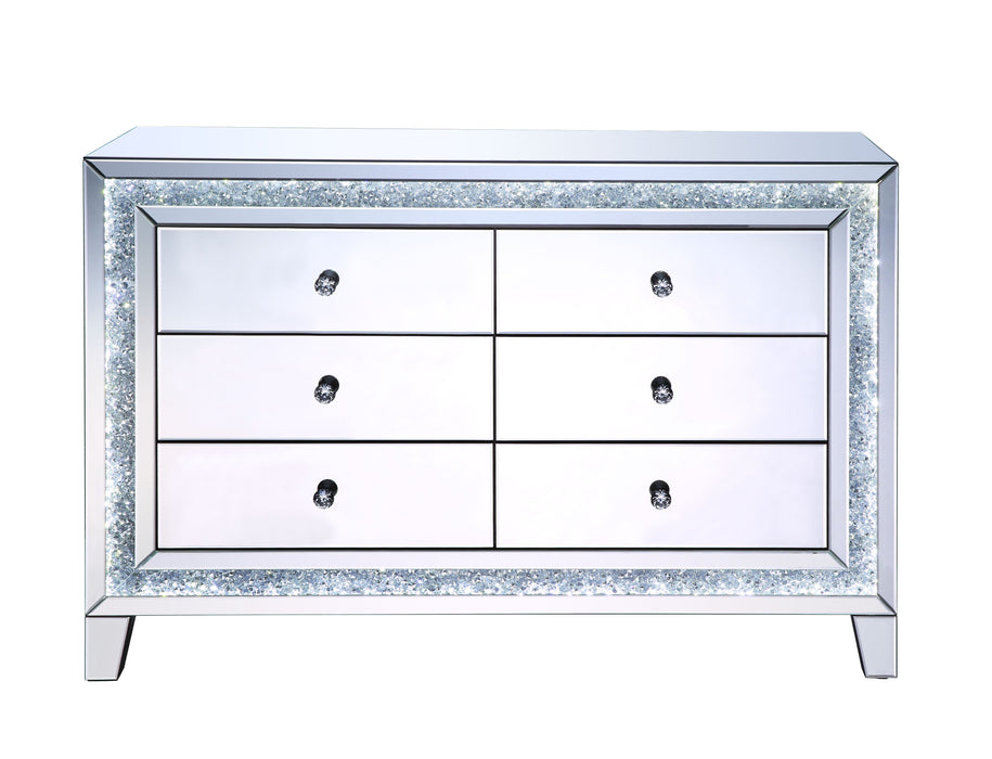 Noralie - Accent Table - Led, Mirrored & Faux Diamonds Sacramento Furniture Store Furniture store in Sacramento