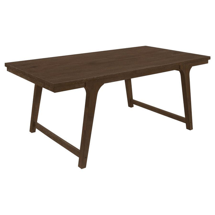 Reynolds - Rectangular Dining Table - Brown Oak Sacramento Furniture Store Furniture store in Sacramento