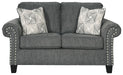 Agleno - Charcoal - Loveseat Sacramento Furniture Store Furniture store in Sacramento