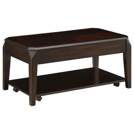 Baylor - Lift Top Coffee Table With Hidden Storage - Walnut Sacramento Furniture Store Furniture store in Sacramento
