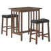 Oleander - 3 Piece Counter Height Set - Nut Brown Sacramento Furniture Store Furniture store in Sacramento