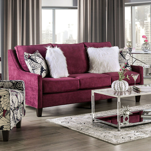 Jillian - Sofa - Plum / Ivory / White Sacramento Furniture Store Furniture store in Sacramento