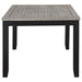 Elodie - Rectangular Dining Table With Extension Leaf - Gray And Black Sacramento Furniture Store Furniture store in Sacramento