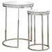 Addison - 2 Piece Round Nesting Table - Silver Sacramento Furniture Store Furniture store in Sacramento