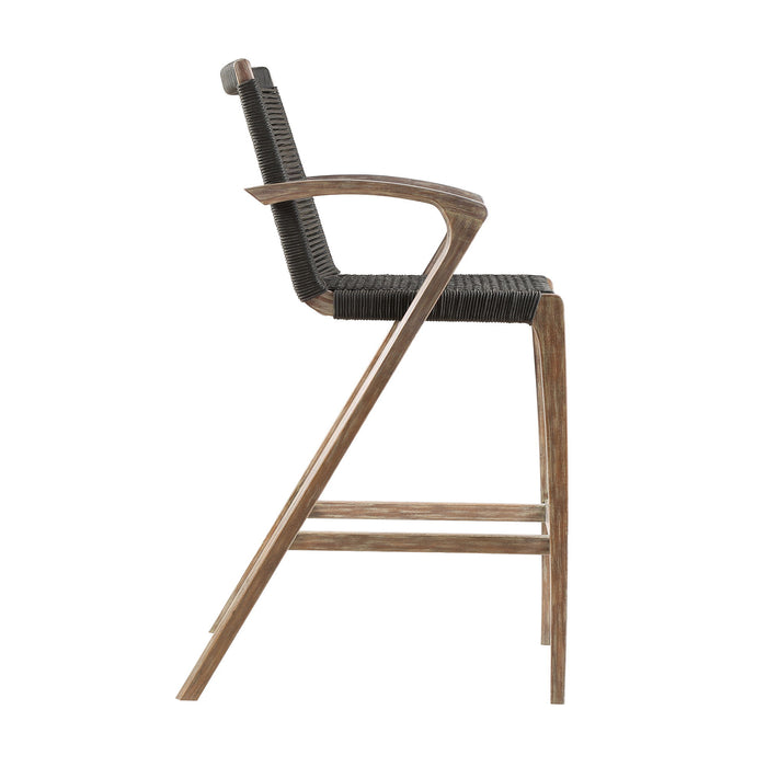 Brielle - Outdoor Rope Counter And Bar Height Stool