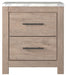 Senniberg - Light Brown - Two Drawer Night Stand Sacramento Furniture Store Furniture store in Sacramento