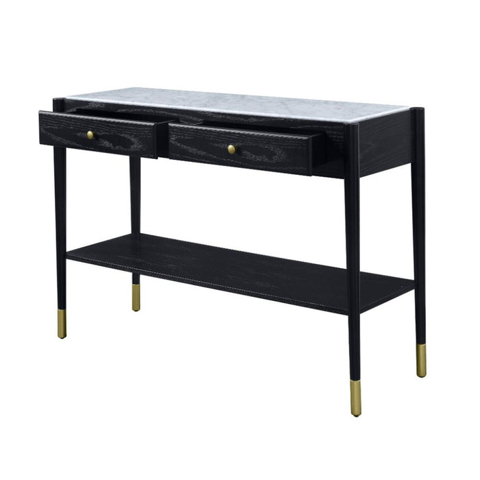 Atalia - Accent Table - Marble & Black Sacramento Furniture Store Furniture store in Sacramento