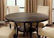 Kaitlin - Round Dining Table - Light Walnut / Beige Sacramento Furniture Store Furniture store in Sacramento