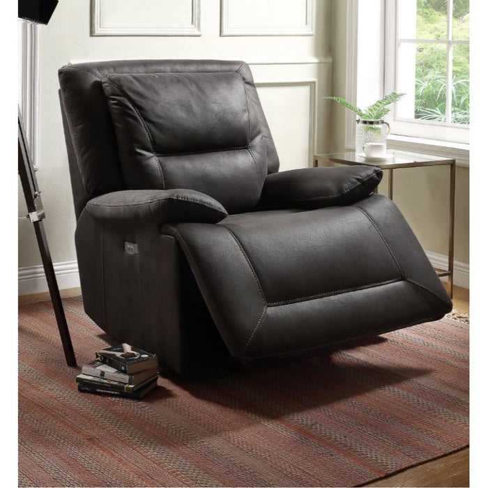 Neely - Glider Recliner - Charcoal Fabric