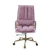 Tinzud - Office Chair - Pink Top Grain Leather Sacramento Furniture Store Furniture store in Sacramento