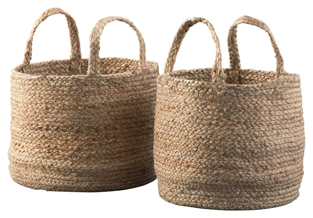 Brayton - Natural - Basket Set (Set of 2) Sacramento Furniture Store Furniture store in Sacramento