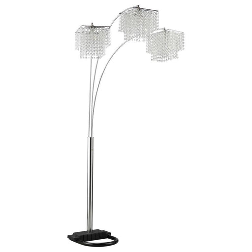 Miriam - Crystal Drop Shade Floor Lamp - Chrome Sacramento Furniture Store Furniture store in Sacramento