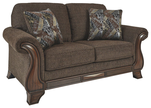 Miltonwood - Teak - Loveseat Sacramento Furniture Store Furniture store in Sacramento