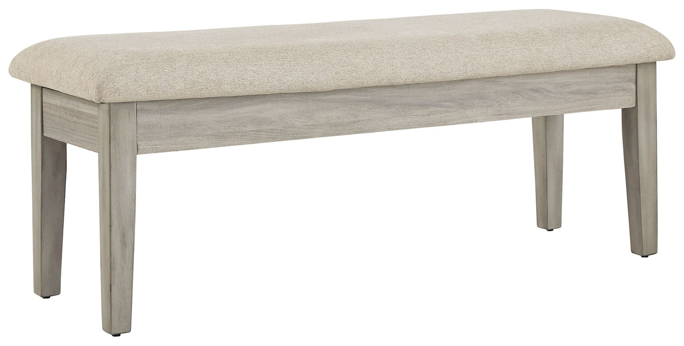 Parellen - Beige / Gray - Upholstered Storage Bench Sacramento Furniture Store Furniture store in Sacramento