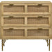 Zamora - 3-Drawer Accent Cabinet - Natural And Antique Brass Sacramento Furniture Store Furniture store in Sacramento