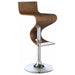 Covina - Adjustable Bar Stool - Walnut And Chrome Sacramento Furniture Store Furniture store in Sacramento