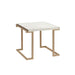Boice II - End Table - Faux Marble & Champagne Sacramento Furniture Store Furniture store in Sacramento