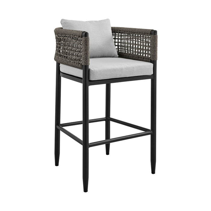 Alegria - Outdoor Patio Bar Stool With Cushions