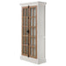 Tammi - 2-Door Tall Cabinet - Antique White And Brown Sacramento Furniture Store Furniture store in Sacramento