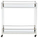 Chaseton - Clear / Silver Finish - Bar Cart Sacramento Furniture Store Furniture store in Sacramento