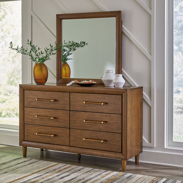 Lyncott - Brown - Dresser And Mirror