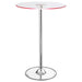 Thea - Led Bar Table - Chrome And Clear Sacramento Furniture Store Furniture store in Sacramento