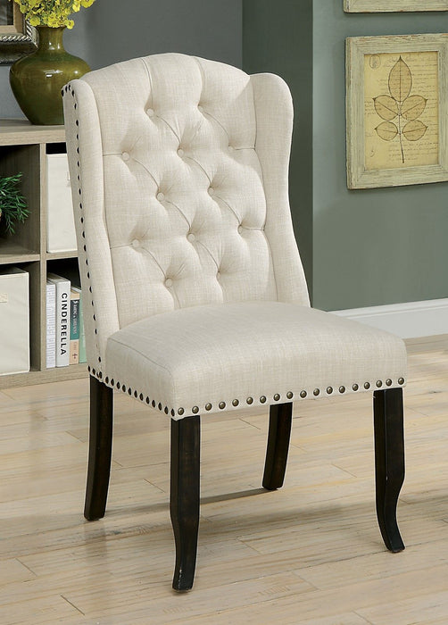 Wingback Chair (Set of 2) - Beige Sacramento Furniture Store Furniture store in Sacramento