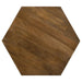 Zalika - Hexagonal Coffee Table - Natural Sacramento Furniture Store Furniture store in Sacramento