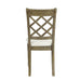 Karsen - Side Chair (Set of 2) - Beige Linen & Rustic Oak Finish Sacramento Furniture Store Furniture store in Sacramento