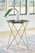 Engelton - Green / Gold - Accent Table Sacramento Furniture Store Furniture store in Sacramento