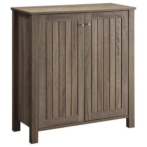 Marisa - 4-Shelf Shoe Cabinet - Dark Taupe Sacramento Furniture Store Furniture store in Sacramento