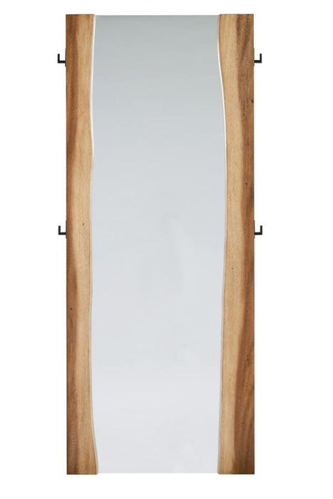 Winslow - Standing Mirror - Smokey Walnut And Coffee Bean Sacramento Furniture Store Furniture store in Sacramento