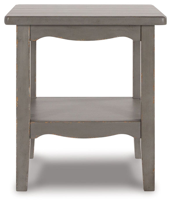 Charina - Antique Gray - Square End Table Sacramento Furniture Store Furniture store in Sacramento