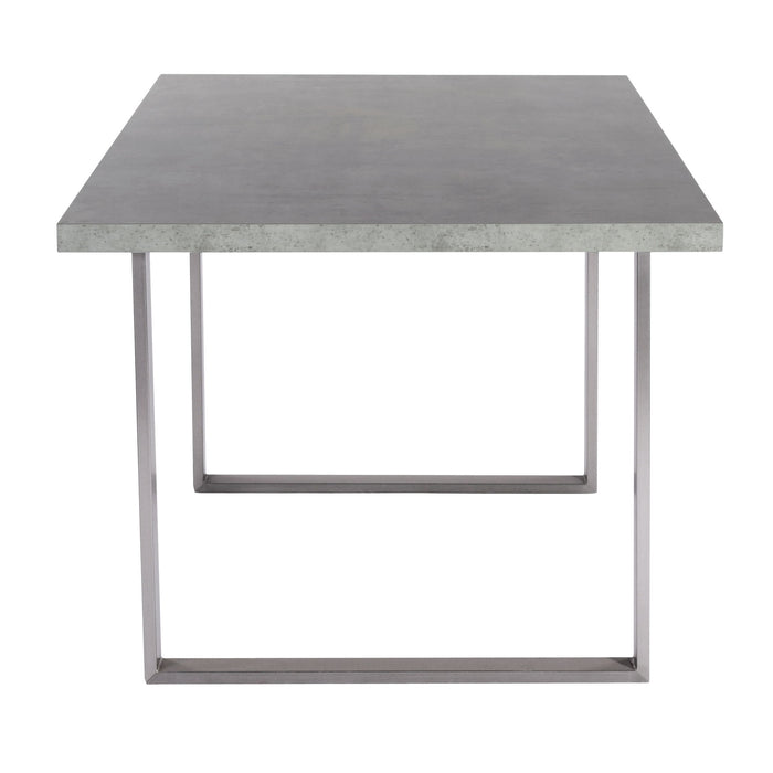 Fenton - Dining Table - Brushed Steel