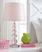 Letty - Pink - Crystal Table Lamp Sacramento Furniture Store Furniture store in Sacramento