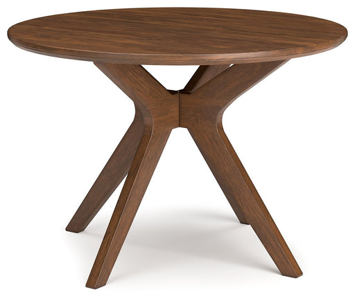 Lyncott - Brown - Round Dining Room Table Sacramento Furniture Store Furniture store in Sacramento