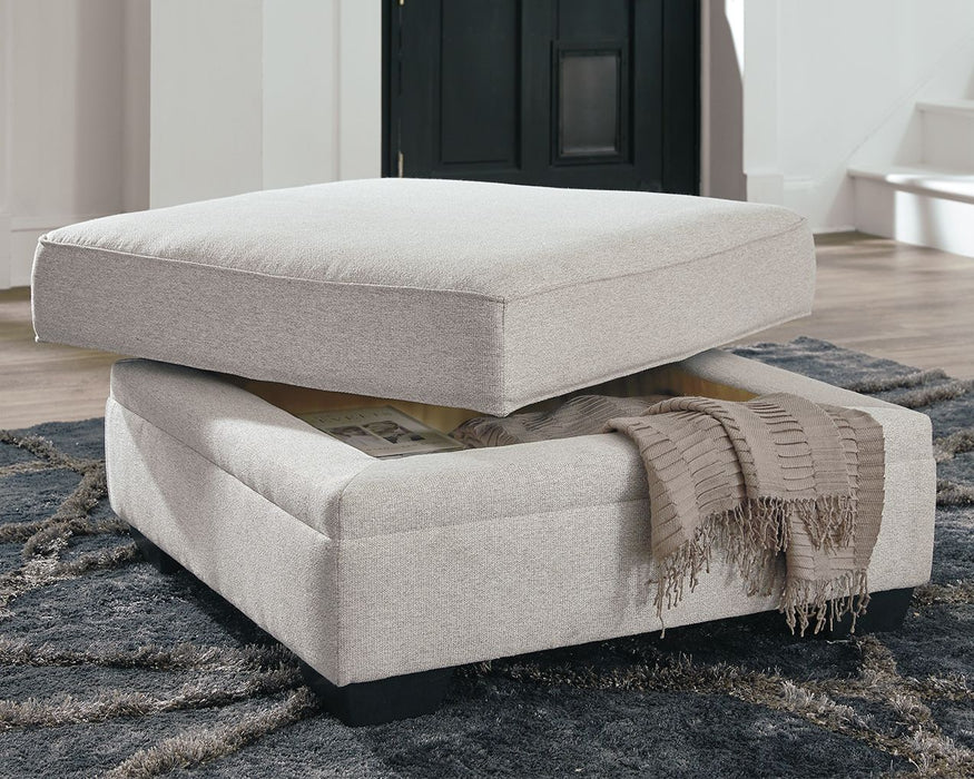 Dellara - Chalk - Ottoman With Storage Sacramento Furniture Store Furniture store in Sacramento