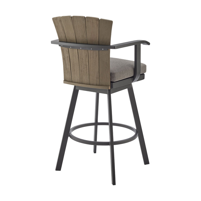 Hazel - Outdoor Patio Swivel Bar Stool