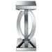 Amalia - Square End Table With Lower Shelf - Clear Mirror Sacramento Furniture Store Furniture store in Sacramento