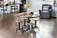 Foskey - Dining Table - Antique Black / Natural Tone Sacramento Furniture Store Furniture store in Sacramento